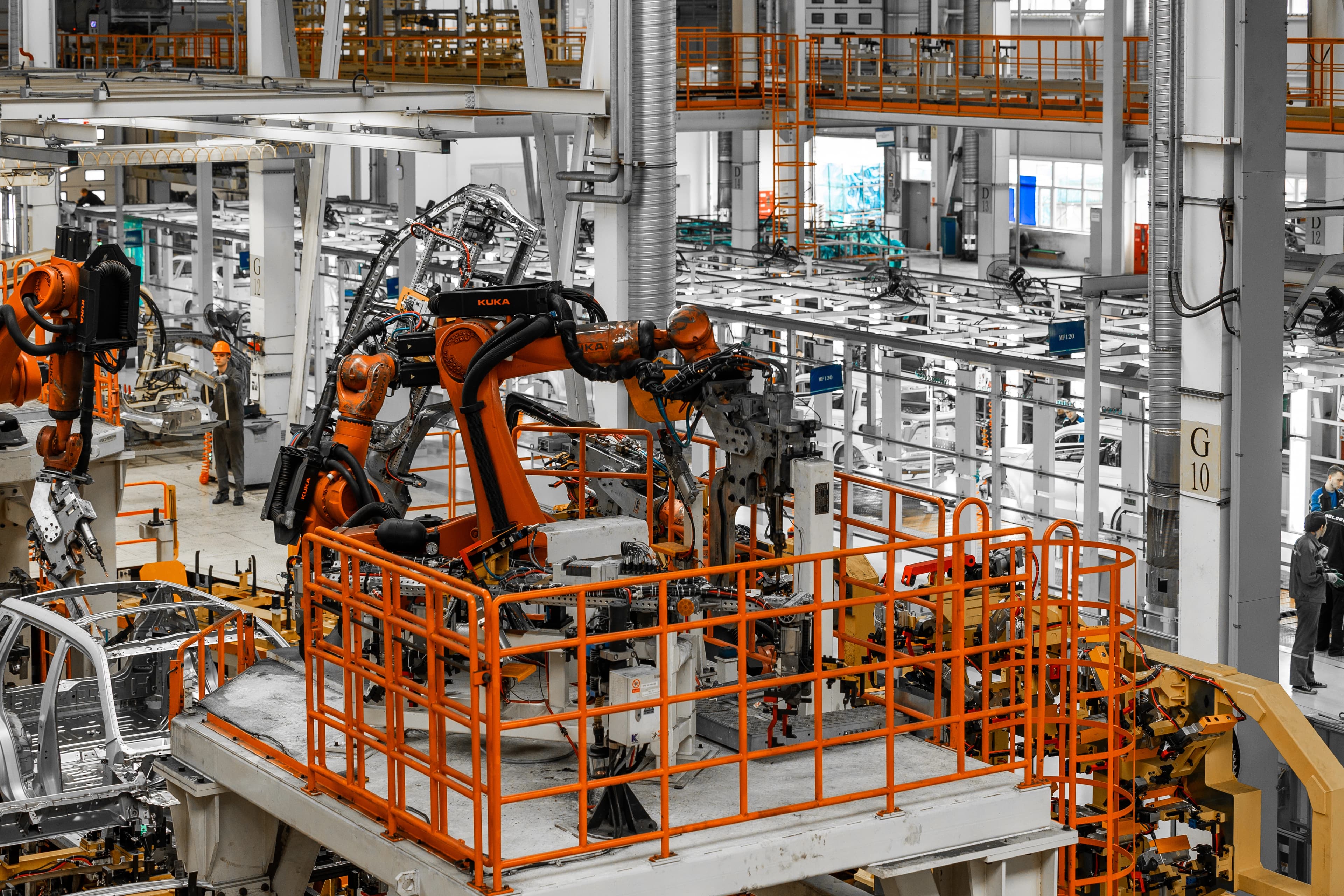 Automotive production and assembly installation
